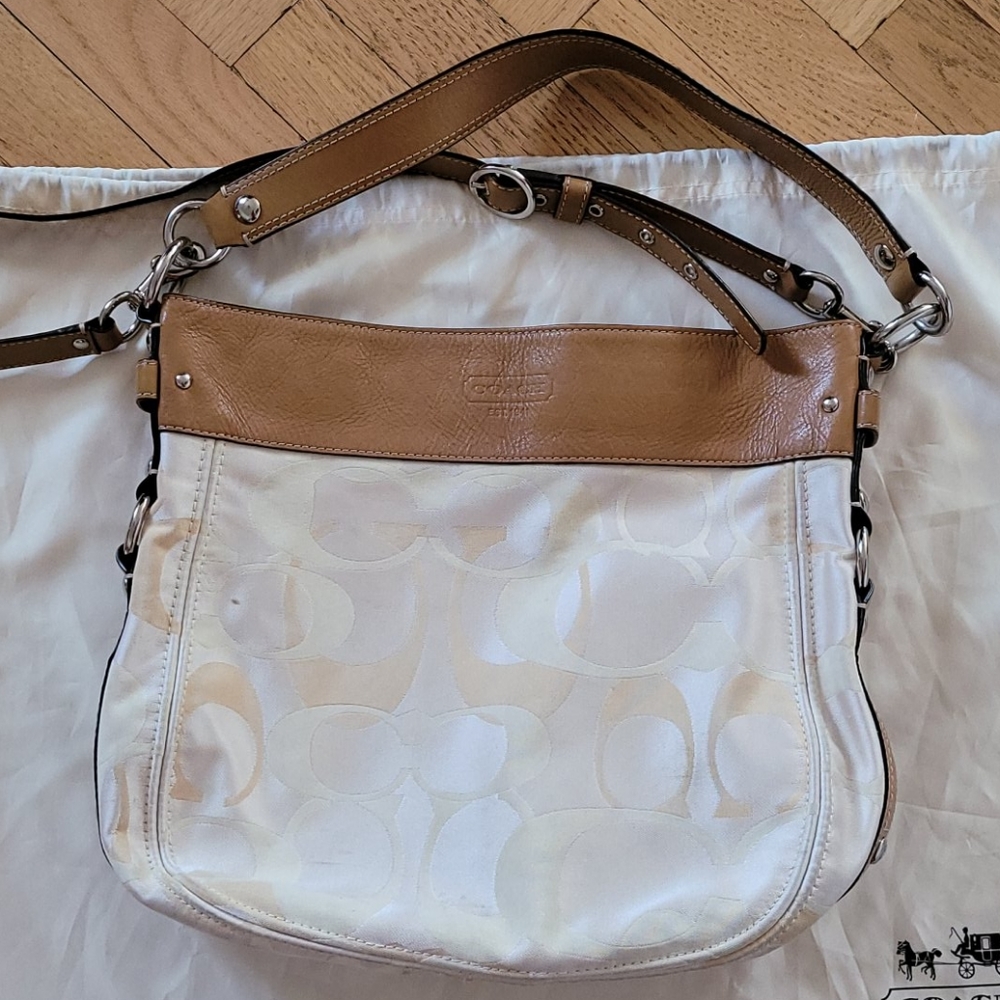 Coach cross body and should bag